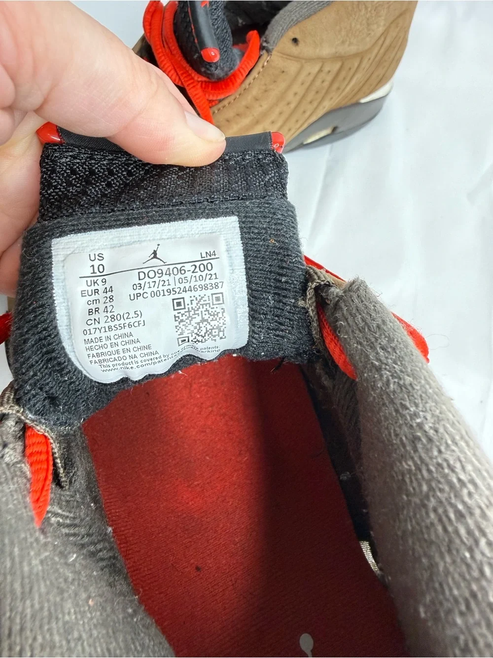 Jordan 14 Retro Winterized Archaeo Brown size 10